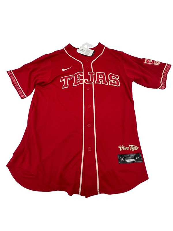 ($200 MSRP) Men’s Medium- Nike Adolis Garcia “Tejas” Rangers City Connect Jersey gallery