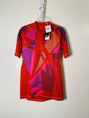 Adidas T24 GK JSY Aeroready soccer jersey red IN0425 NWT size M $110.00
