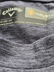 Callaway men’s Short Sleeve Opti-Dry Moisture Wicking Athletic Gold Performance