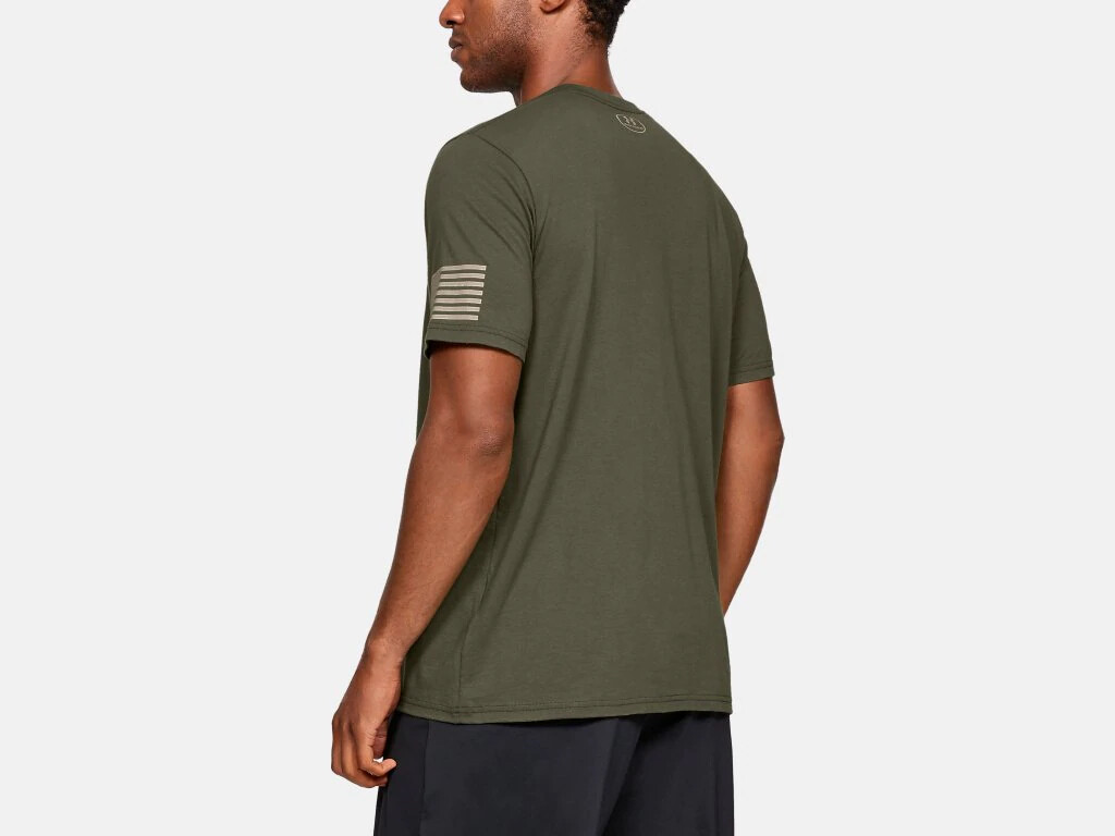 Under Armour Men's Freedom Logo T-Shirt 1333351 Marine OD Green (390) gallery