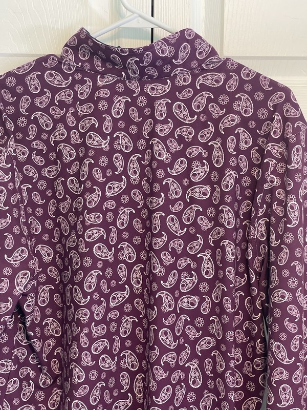 Good Good 1/4 Zip Pullover Mens Medium Q-Zip Pitchin Paisley Golf gallery