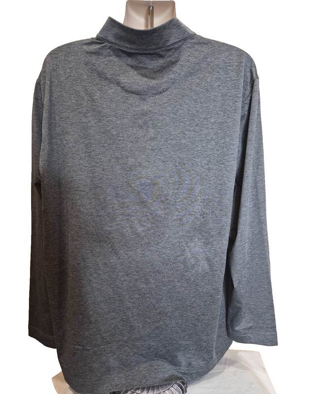Greg Norman Men's XL Gray Pullover 1/4 Zip Shirt w/ Small Embroidered Logo NWT gallery