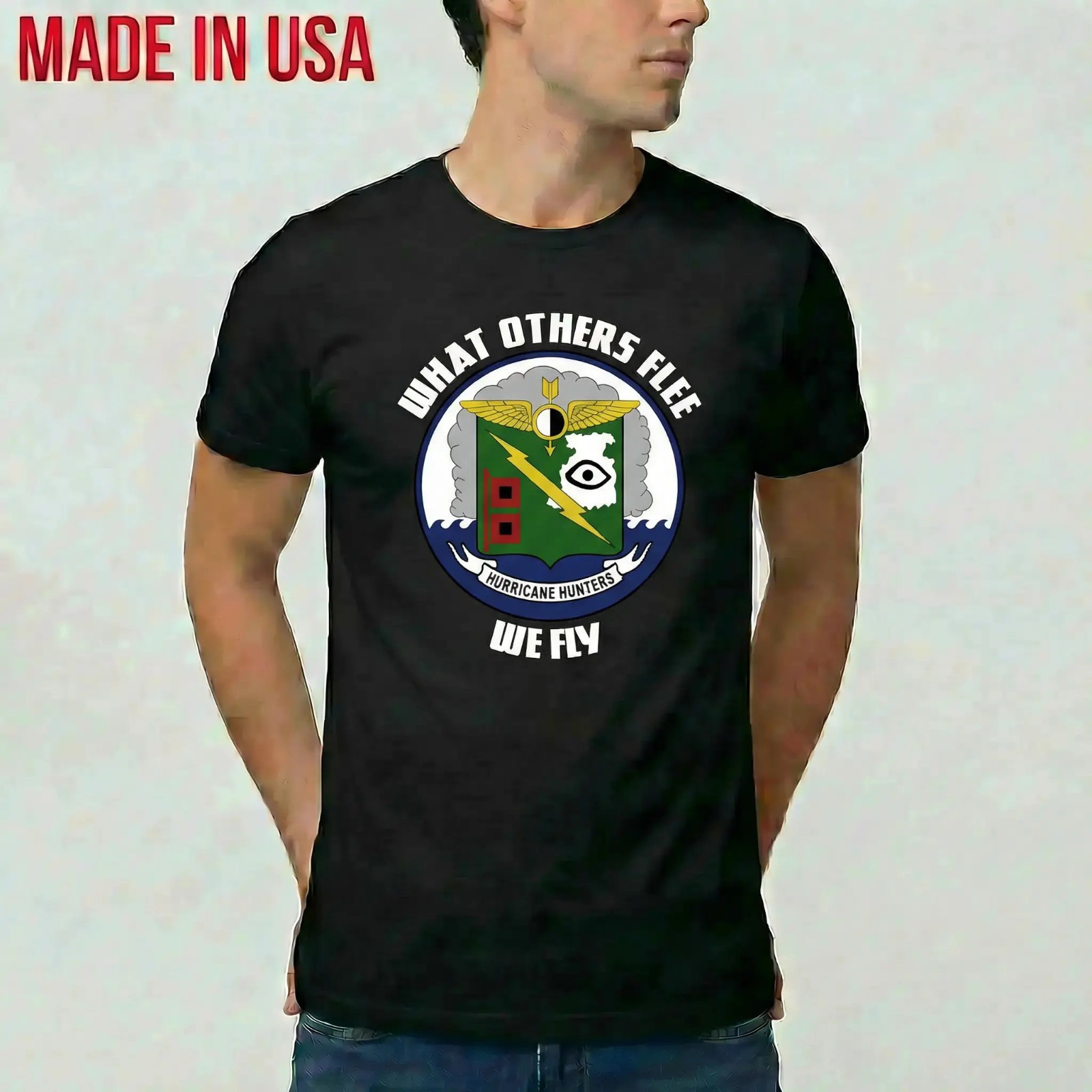 NEW Hurricane Hunters Veteran Navy P-3 SHIRT SIZE S-2XL MADE IN USA gallery