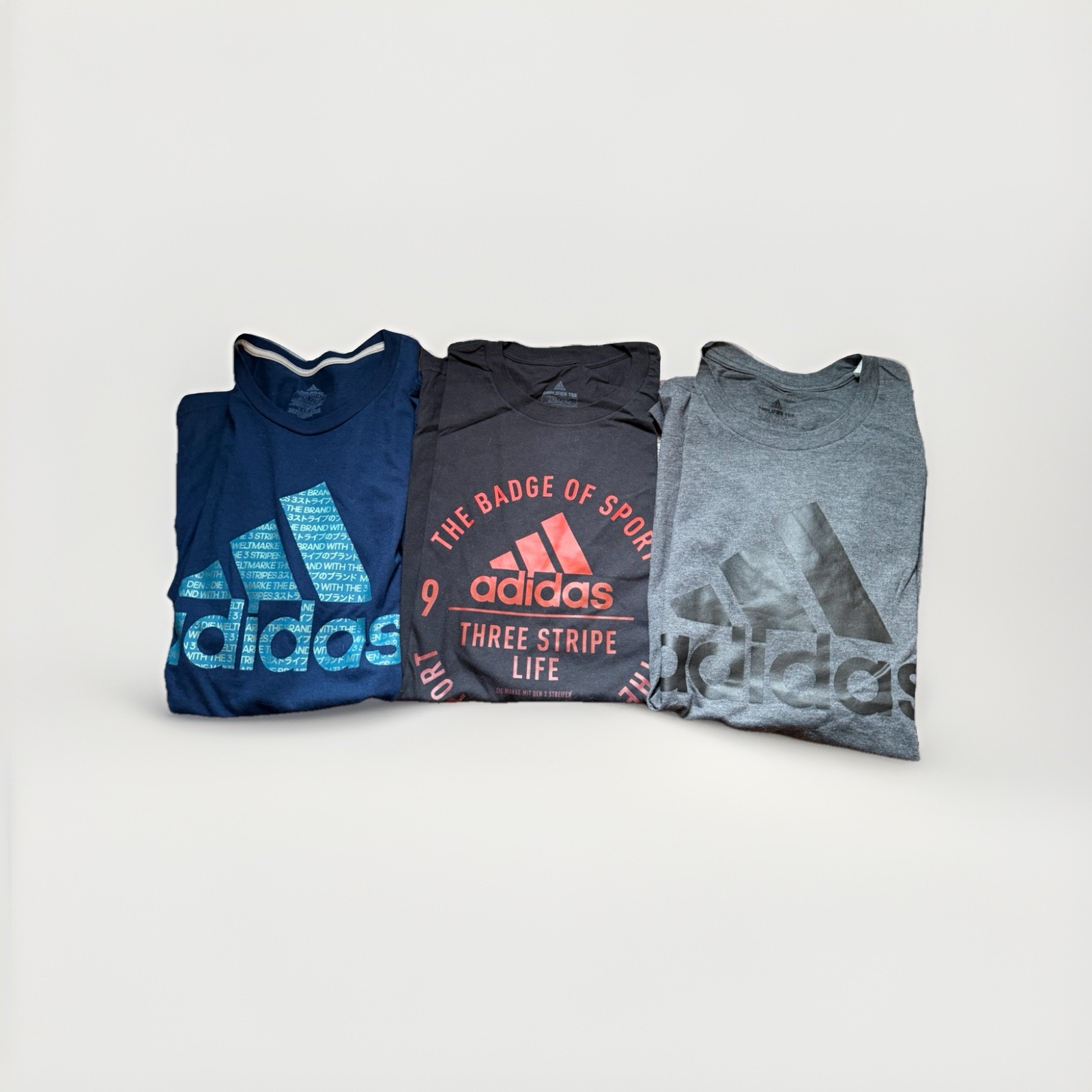 Adidas Men Golf Amplifier Tee Shirt Dark Gray 2XL Lot 3 gallery
