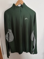 Nike Trail Dri-FIT 1/2 Zip Mid Layer Top Running Green Size Medium Fv9994-323