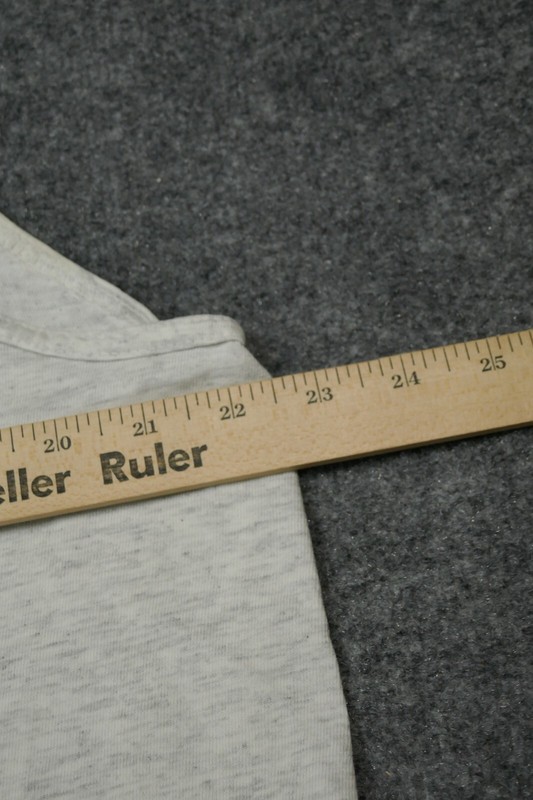 VTG Oneita Shirt Mens Large Gray USA Made Tank Top Graphic Gym Shape U Men gallery