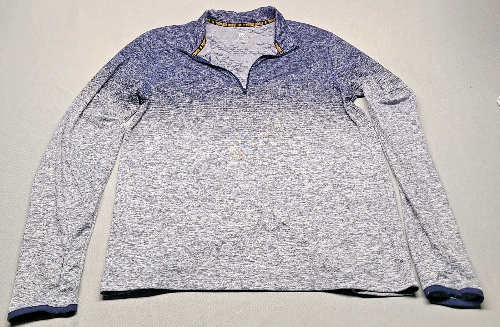 Champion C9 Medium Long Sleeve Workout Shirt with thumbholes 1/4 zip gallery