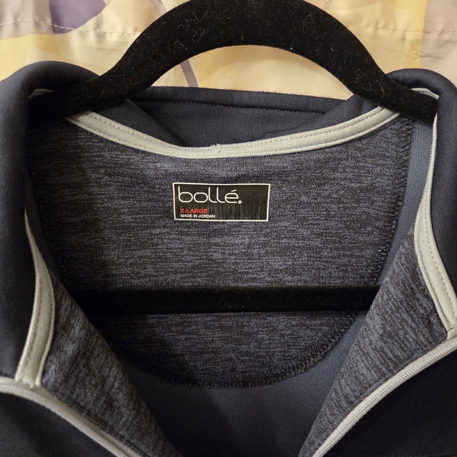 Bolle 1/4 Zip Pullover, Blue Mens Grey XL gallery