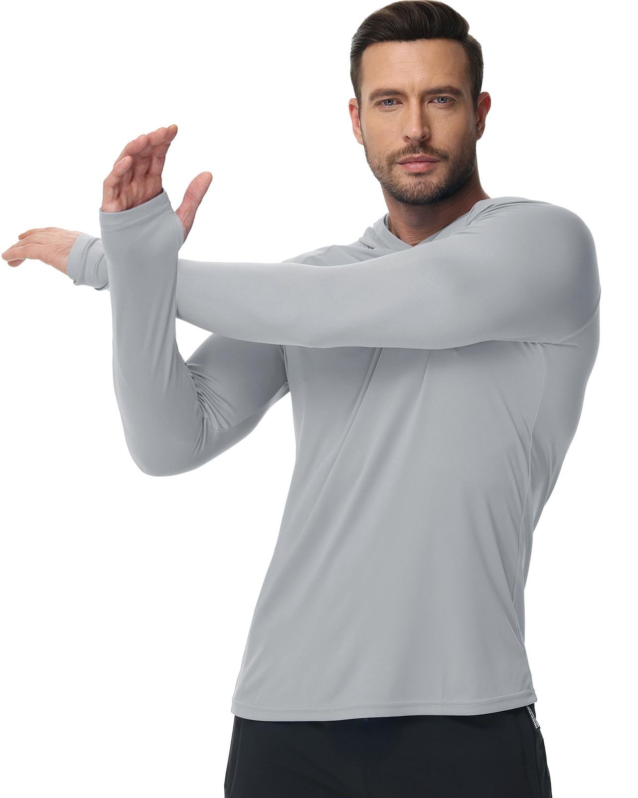 Boladeci SPF Shirts for Men Fishing Hoodies UPF 50 Long Sleeve Sun Protection... gallery