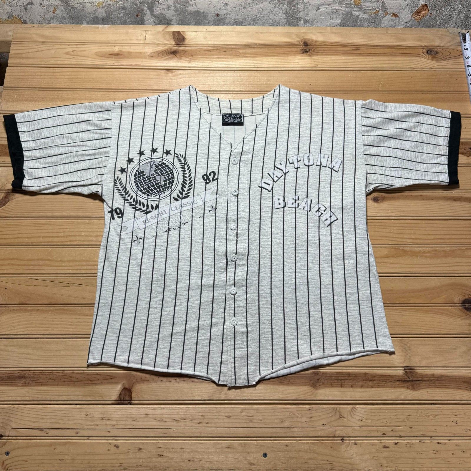 Vintage 90s 1992 Daytona Beach Florida Resort Classic Baseball Jersey One Size gallery