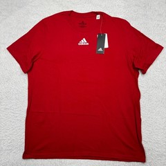 NWT Adidas Amplifier Short Sleeve Sportswear 100% Cotton Red T-Shirt Men’s XL