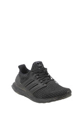 Adidas Womens Lace Up Ultra Boost Knit Low Top Running Sneakers Black Size 9