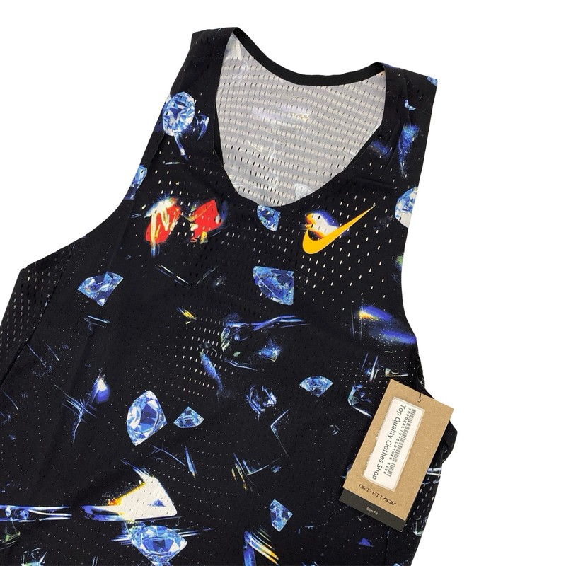 Nike AeroSwift Men's Dri-FIT ADV Running Singlet Glam AOP IF2072-010 gallery