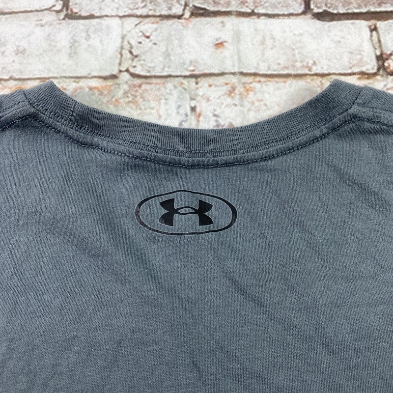 Under Armour Shirt Adult M Gray RealTree Hunter Athletic Workout Gym Tee Mens gallery