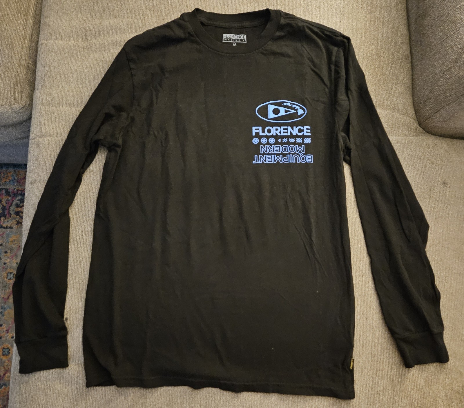Florence Equipment Modern Marine X Long Sleeve Shirt Sz Med Brand New NWT RARE👕 gallery