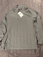 Nike Dri Fit ADV Vapor Pullover Mens M Black Golf 1/4 Zip Stretch DH0982-010