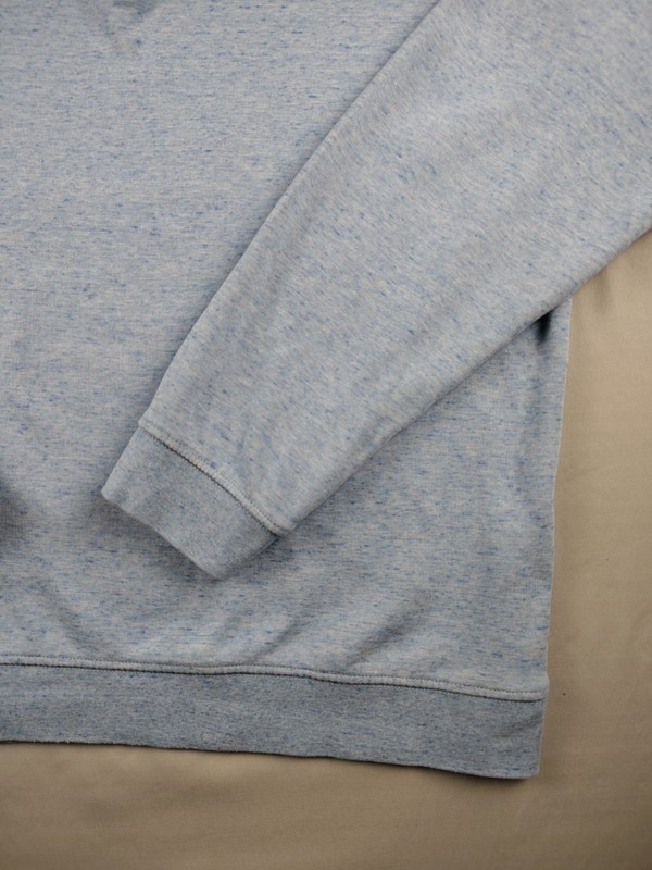 Johnnie-O Quarter Zip Pullover Sully Mens L Light Blue Heather Sweatshirt *Read gallery