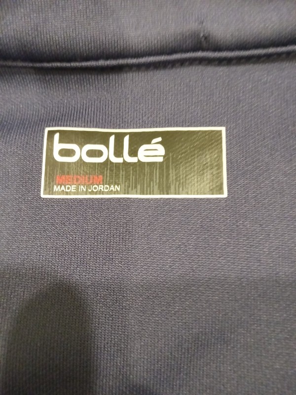 BOLLE Men’s Size Medium Blue 1/4 Zip Long Sleeve Pullover E gallery