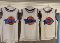 Space Jam Jerseys – Lola Bunny (M), Bugs Bunny (L), and Daffy Duck (L) – $20each