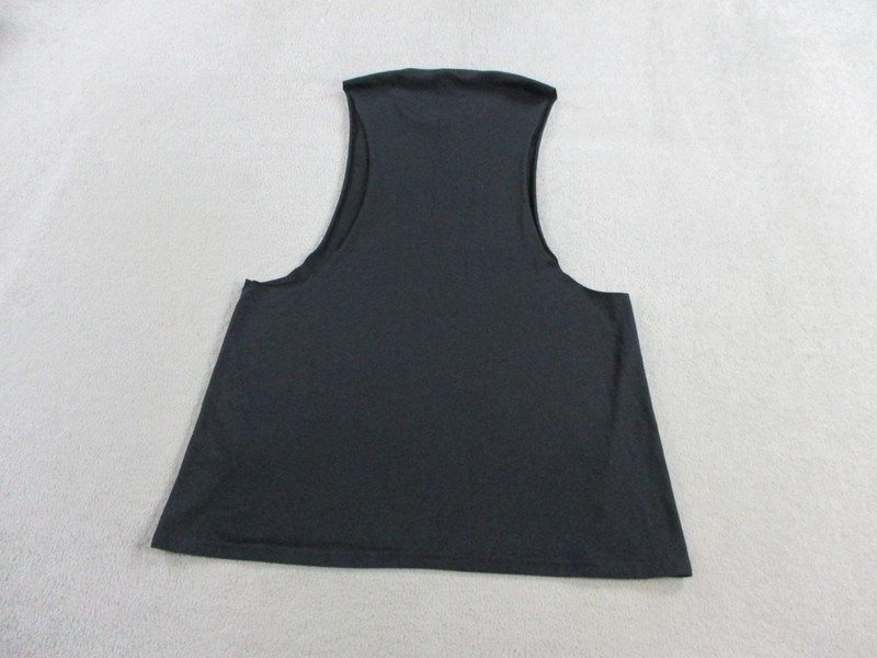 Gymshark Tank Top Mens Medium Black Critical 2.0 Drop Arm Sleeveless Muscle Gym gallery