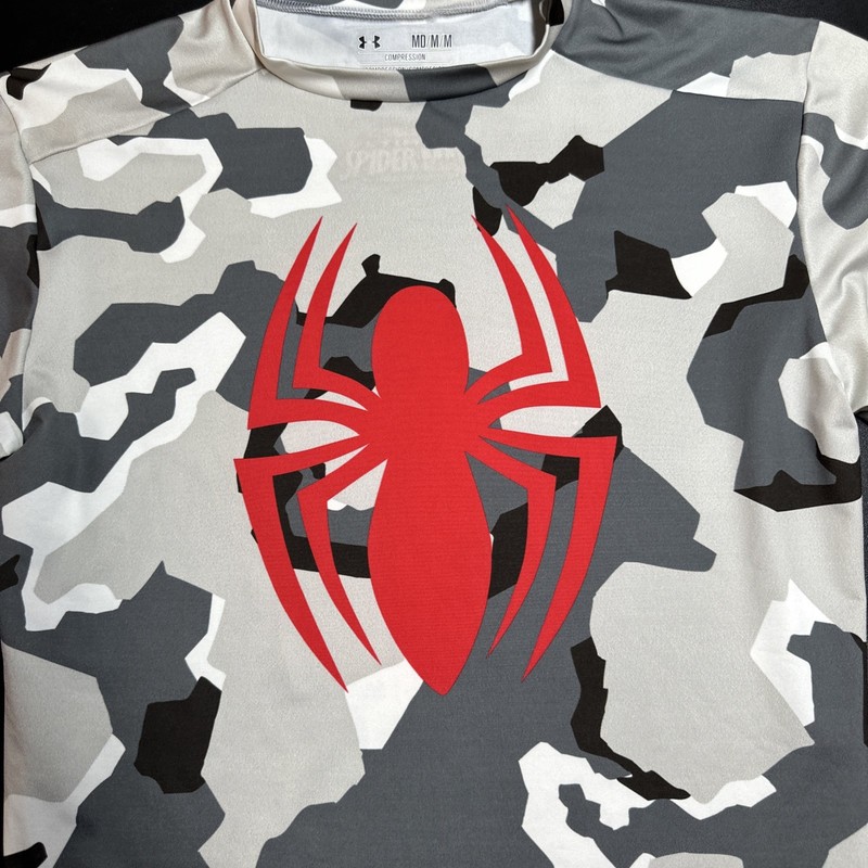 Under Armour Spider-man Compression Shirt Mens M Marvel Camo gallery