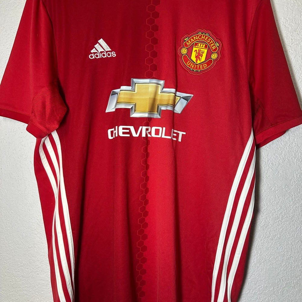 Adidas Manchester United Home Jersey 2016/2017 (Men’s Large)