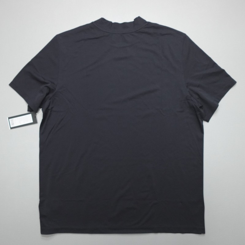 RHONE Elevated Mock Neck SS Modern Performance Tee Men's Size M Slim Fit Black gallery