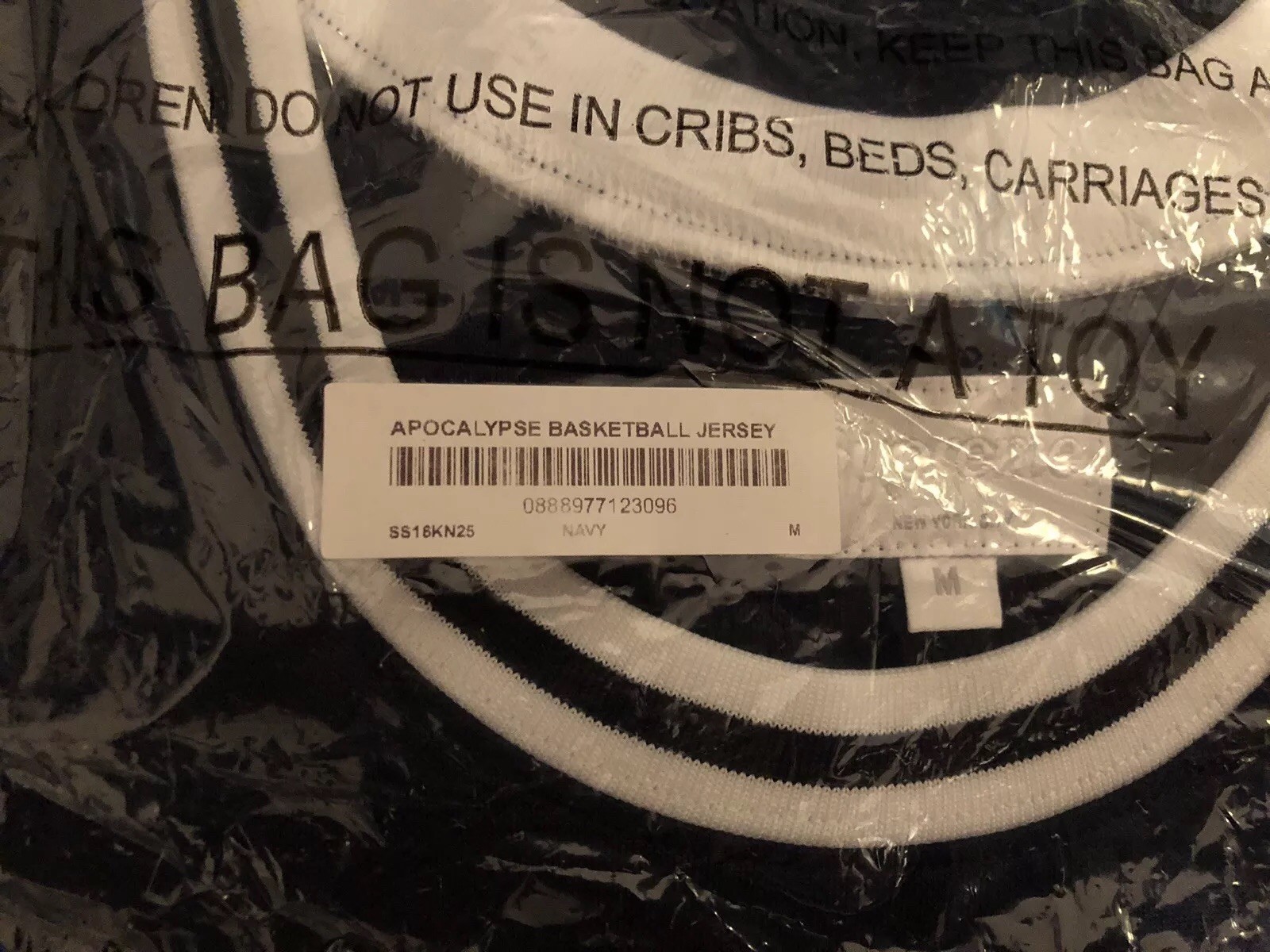 Supreme "Apocalypse" Basketball Jersey SS16KN25 gallery