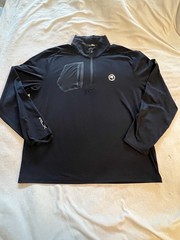 RLX Ralph Lauren Luxury Men’s XL Black Links Brewery Co Jersey Pullover Golf