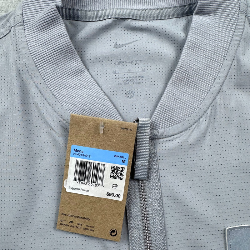 Nike Men's Size Medium Kevin Durant 1/4 Zip Basketball Shooting Shirt HJ4213-012 gallery