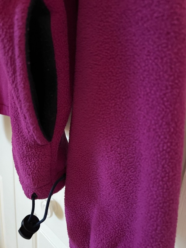 Vintage EDDIE BAUER Men’s 1/4 Zip Fleece Long-Sleeve Pullover Med Purple Magenta gallery