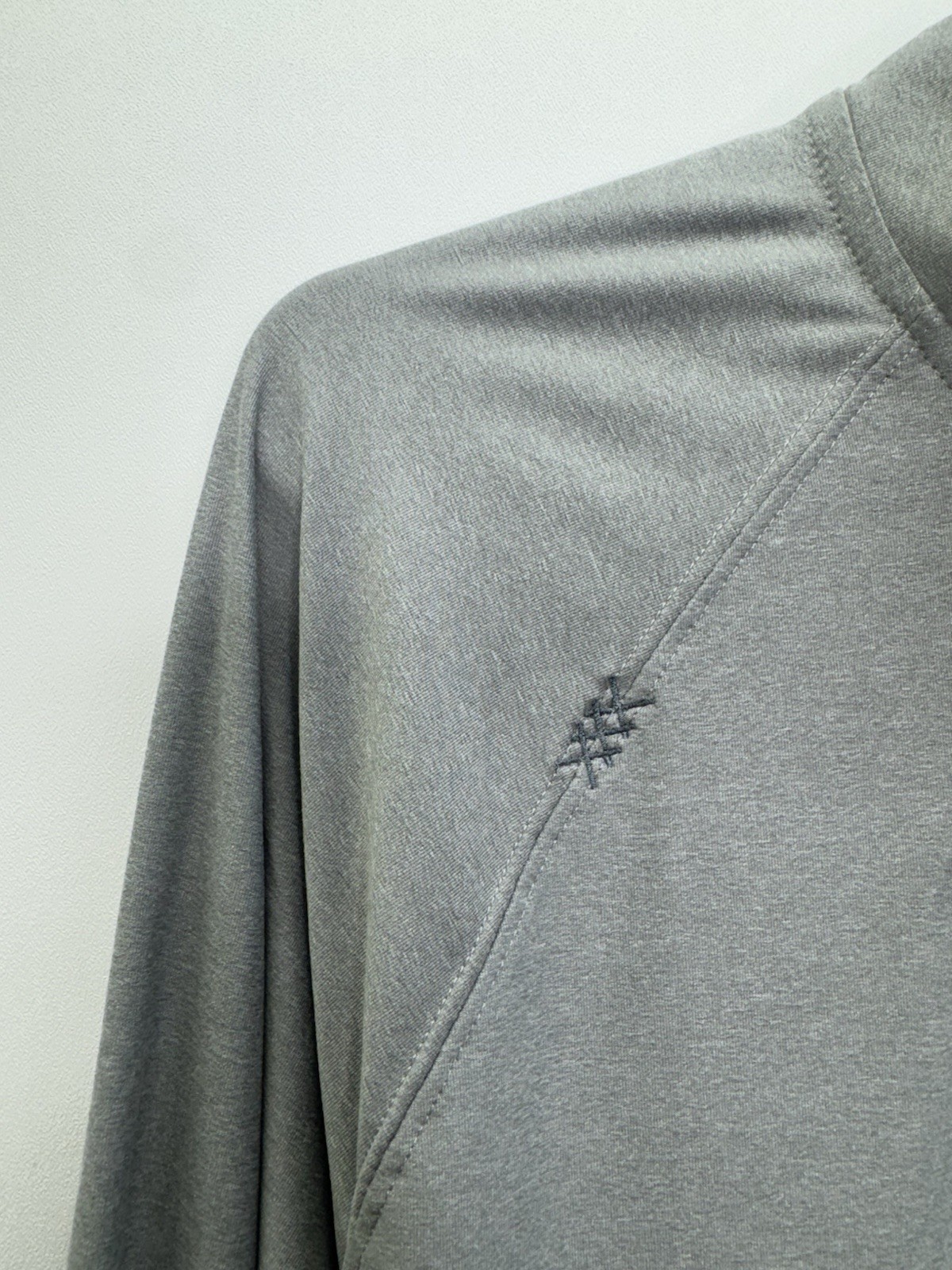 RHONE Session Men’s Gray 1/4 Zip Logo Beach Outdoor Athletic Casual XXL gallery