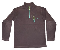 Southern Marsh FieldTec 1/4 Zip Waffle Pullover Grey/Aqua Men’s Medium