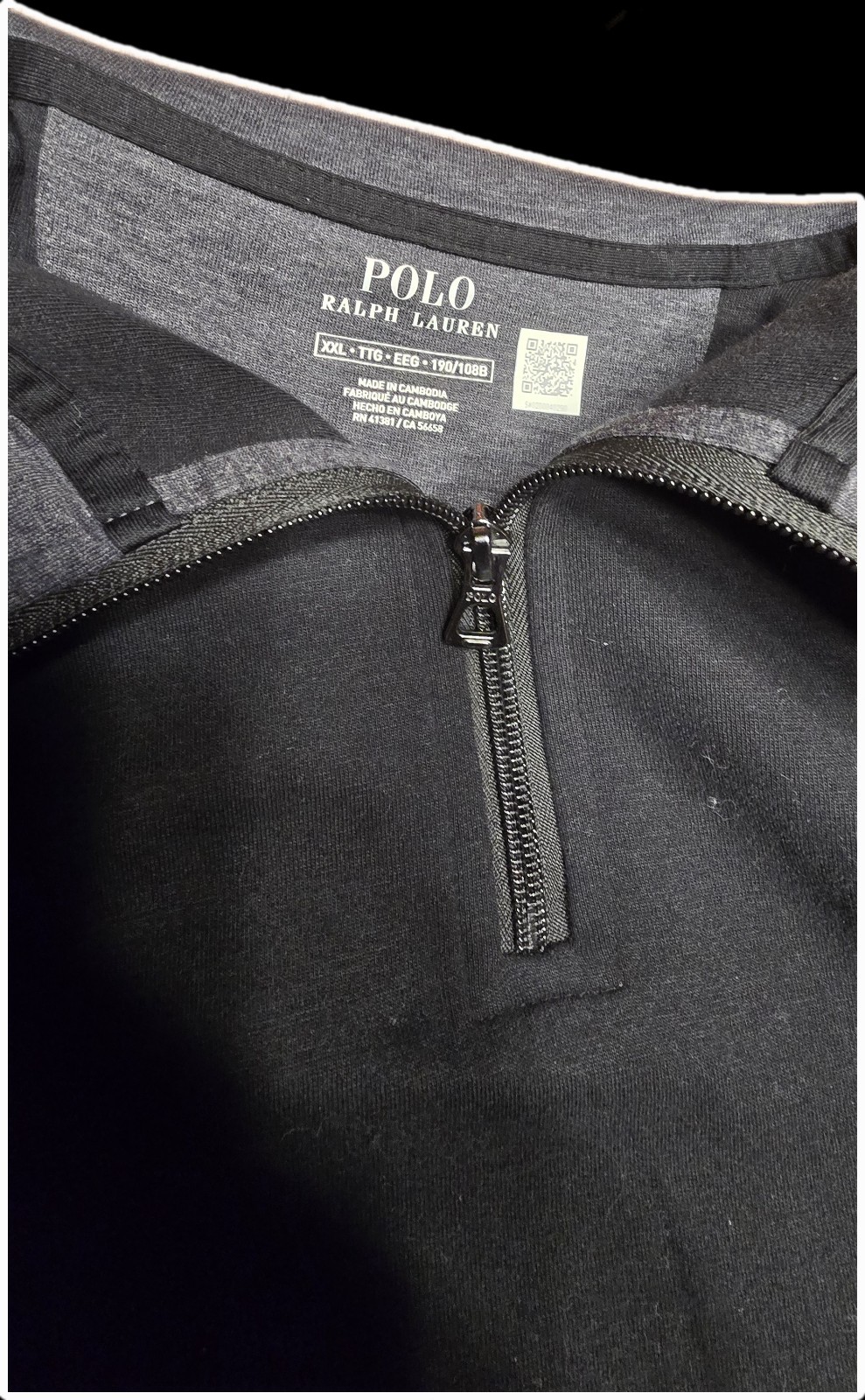$125 NWT Polo Ralph Lauren Knit Estate-Rib Quarter-Zip Pullover Sweater 2XL gallery
