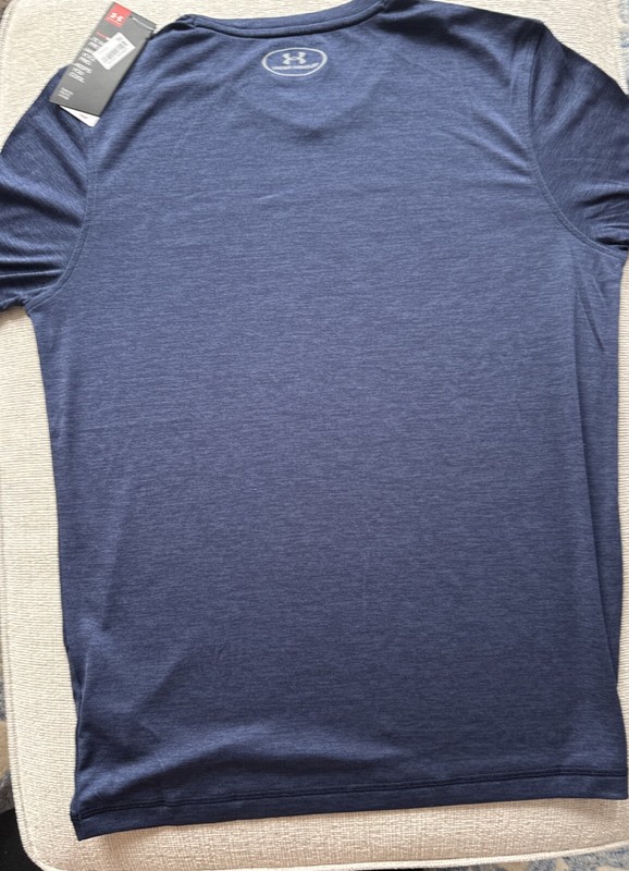 Under Armour Men's Heat gear Stadium Short sleeve T-Shirt, Blue, Small NWT gallery