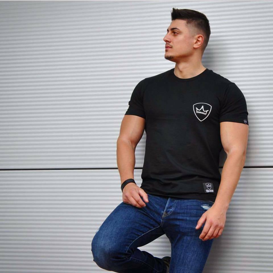 Gym Workout Training T-Shirt Bodybuilding Muscle Shaper Sport Fitness Active Tee gallery