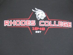 CHAMPION VAPOR RHODES COLLEGE TN – BLACK SMALL ATHLETIC T-SHIRT H193