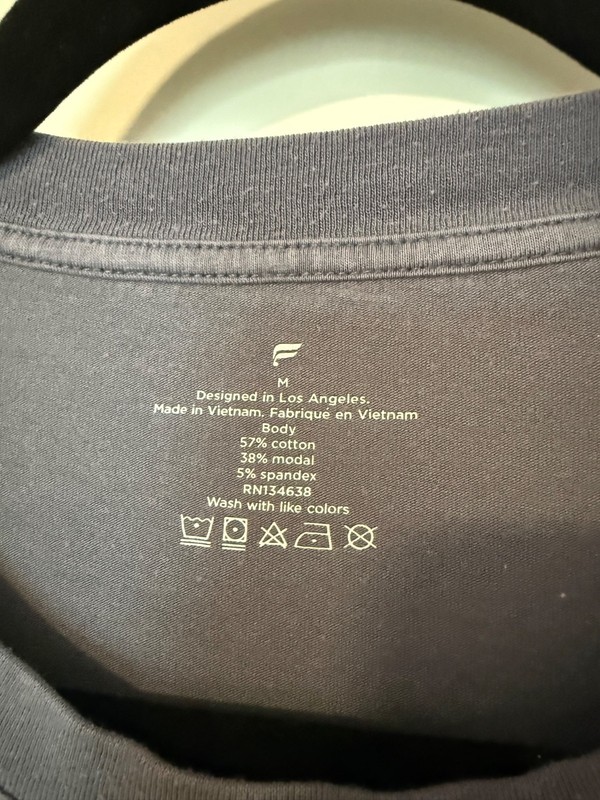 Fabletics Medium Mens T Shirt Athletic Blue gallery