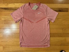 New S Nike Dri-FIT ADV Run Division Tech Knit Running Shirt Pink DM4753-655 Men