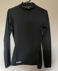 Under Armour ColdGear Compression Mock Neck Long Sleeve Black M Pullover