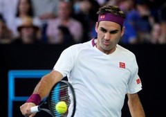 UNIQLO Wrist Bands PURPLE ONE SIZE Roger Federer RF Kei Nishikori Djokovic