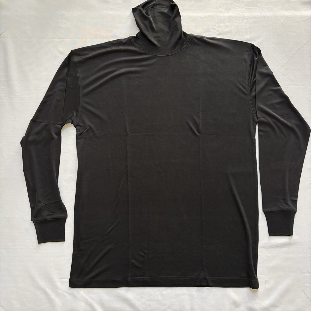 Winter Silks Black Long Sleeved Turtle Neck Unisex Size XL