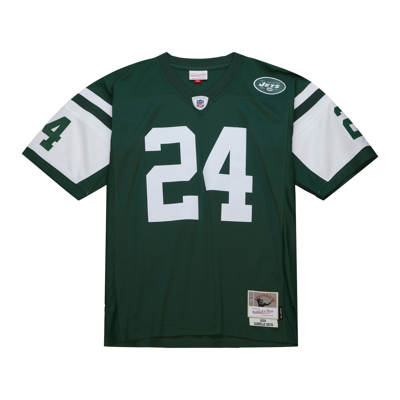 Mens Mitchell & Ness NFL DARK JERSEY JETS 2009 DARRELLE REVIS gallery