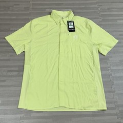 Under Armour Fish Pro Hybrid Woven SS Shirt Mens Large 1383571 Fade Green $55