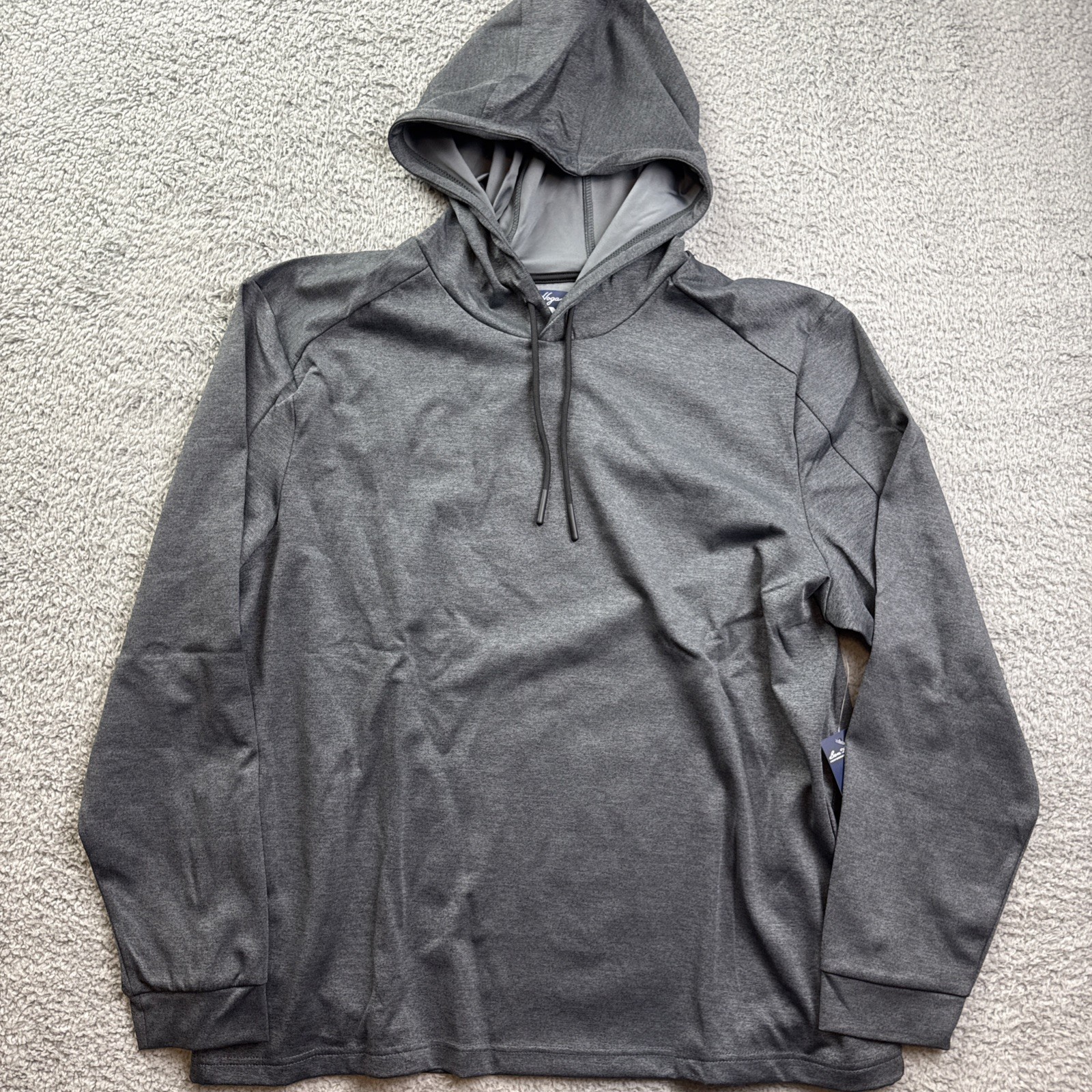 Ben Hogan Performance Mens XL 46/48 Dark Heather Gray Pieced Sport Pullover gallery