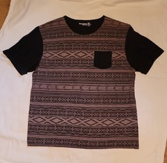 Mens Foot Locker Athletic Fit Short Sleeve T Shirt Pocket Black Brown