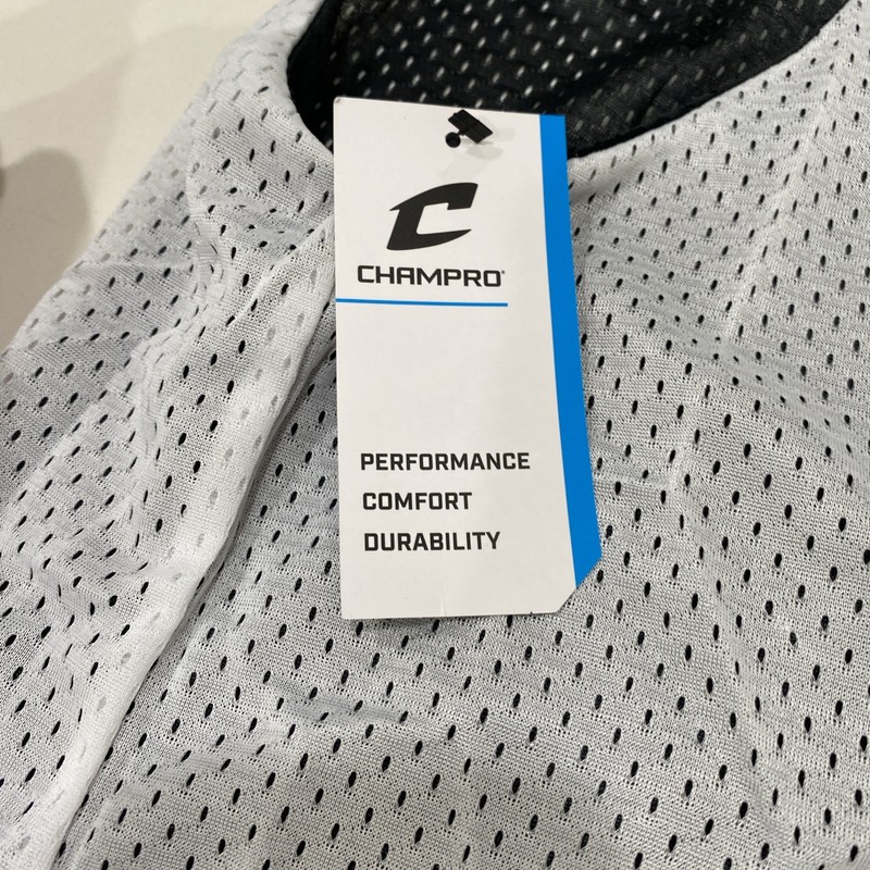 Champ Pro Adult Reversible Mesh Pinnie Size L Color Black/White gallery