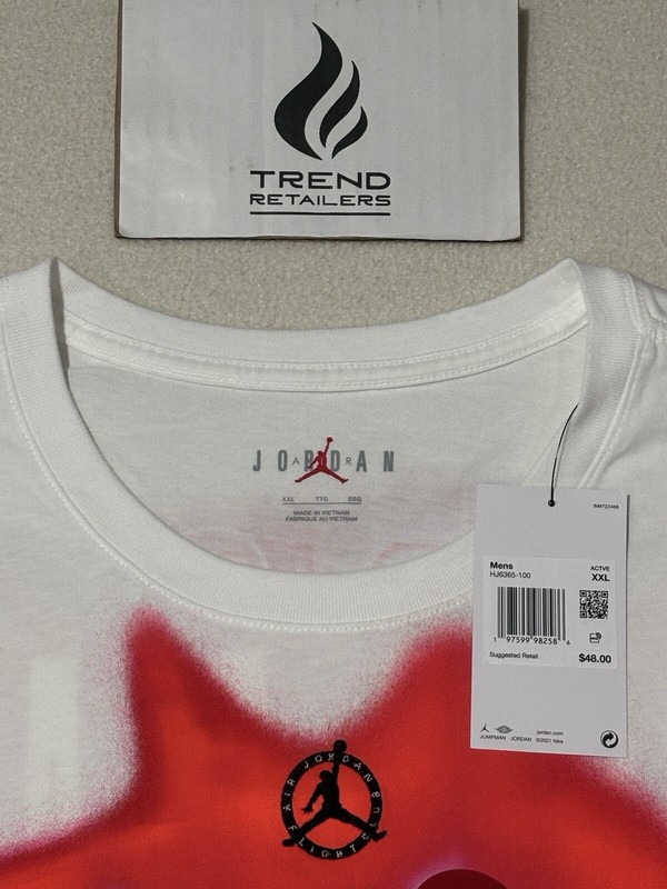 Nike Air Jordan Core USA Flight 84 Olympic Graphic T-Shirt White XXL HJ6365-100 gallery
