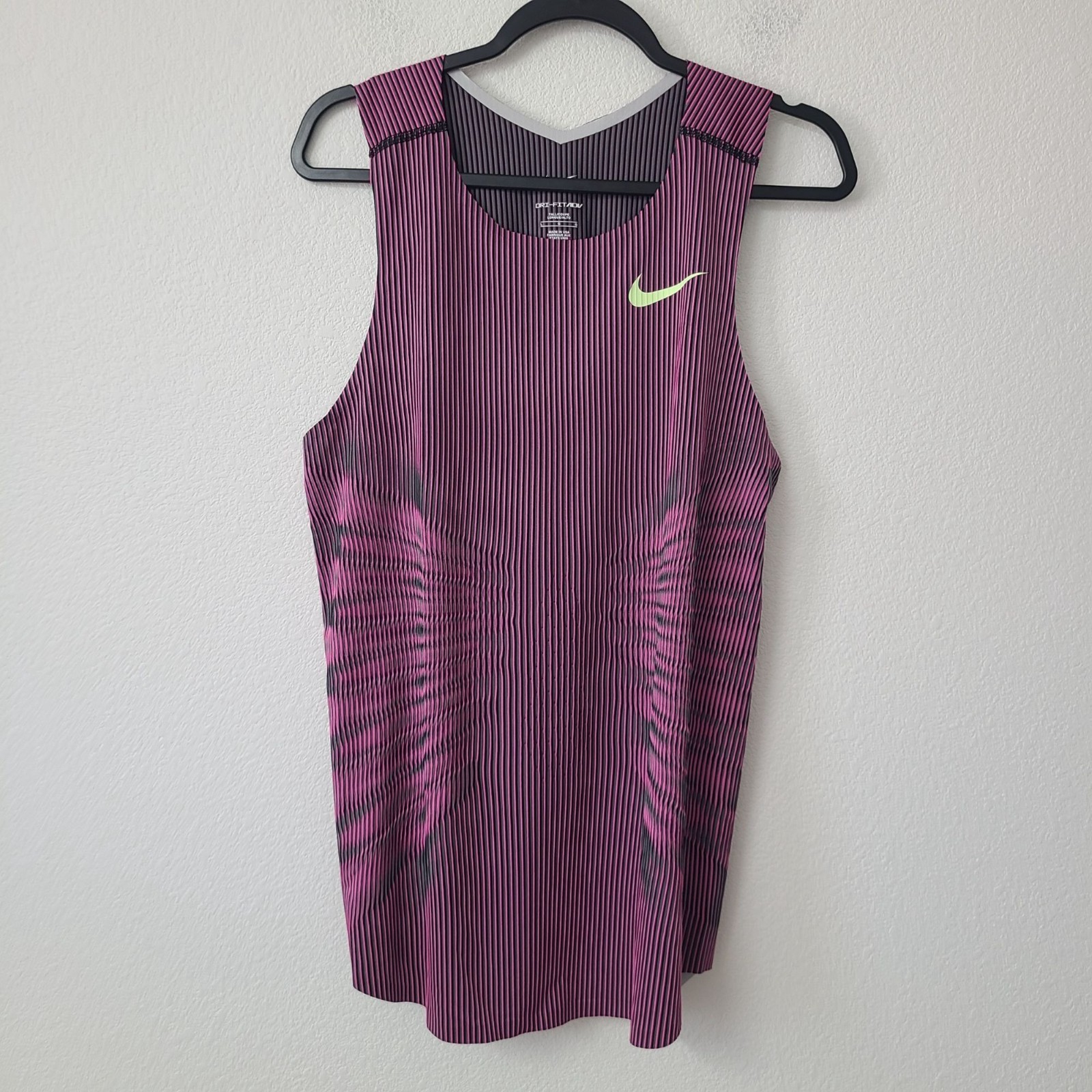 Nike 2024 Pro Elite Made In USA Singlet Tank FD5785-617 Size L-Tall Purple gallery