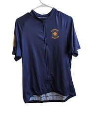 Bontrager Navy Blue Missouri Themed Cycling Jersey Short Sleeve Size Extra Large
